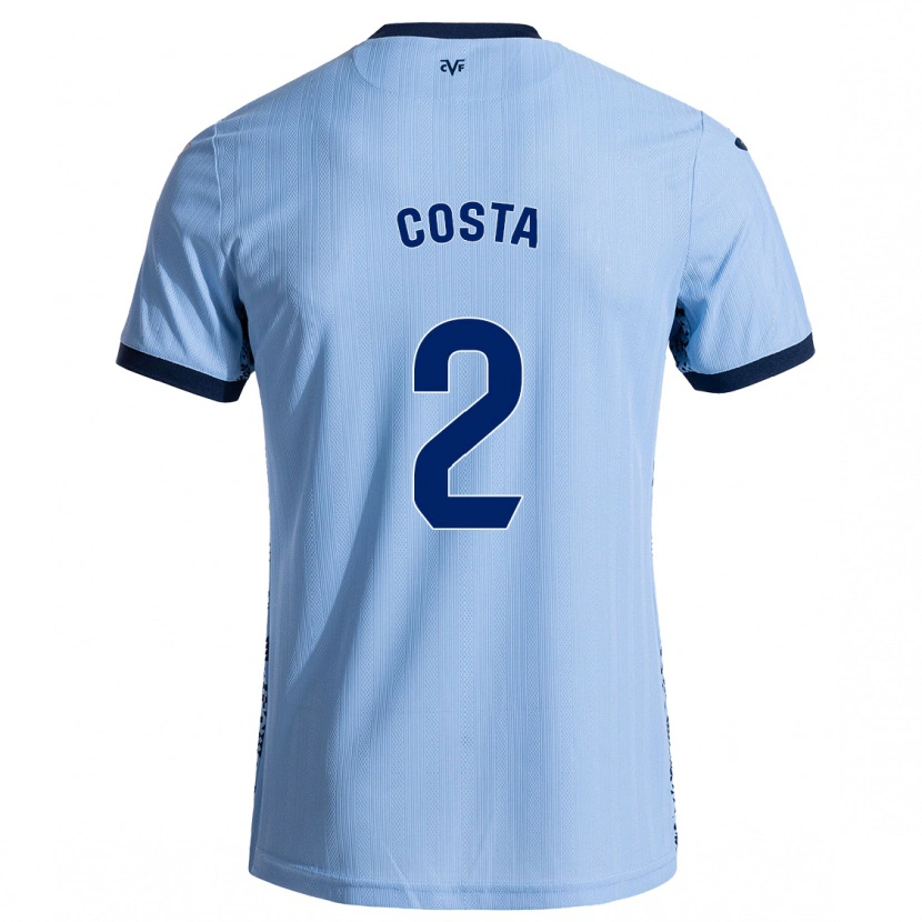 Danxen Kinder Logan Costa #2 Himmelblau Auswärtstrikot Trikot 2024/25 T-Shirt Schweiz