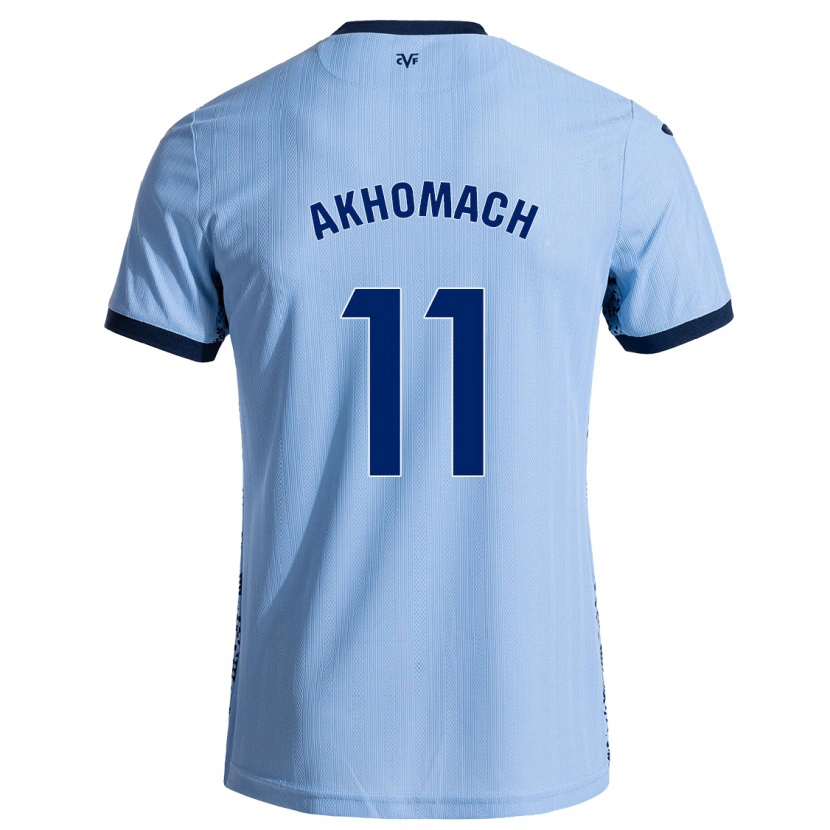 Danxen Kinder Ilias Akhomach #11 Himmelblau Auswärtstrikot Trikot 2024/25 T-Shirt Schweiz