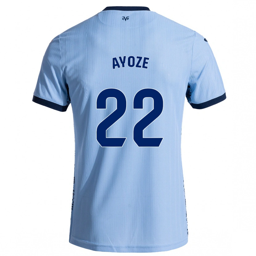 Danxen Kinder Ayoze Pérez #22 Himmelblau Auswärtstrikot Trikot 2024/25 T-Shirt Schweiz