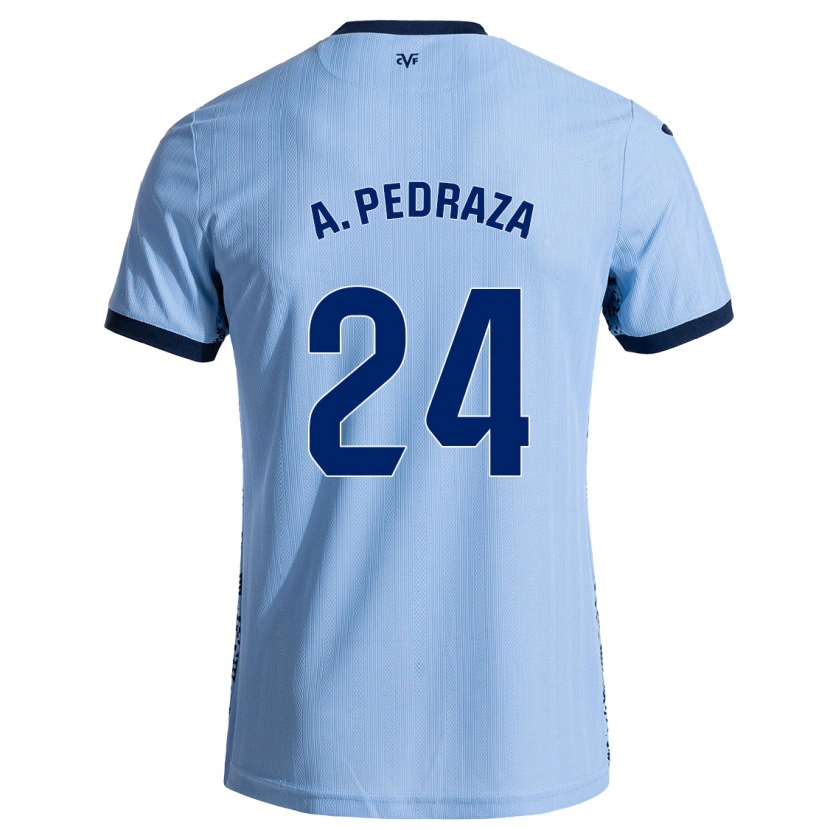 Danxen Kinder Alfonso Pedraza #24 Himmelblau Auswärtstrikot Trikot 2024/25 T-Shirt Schweiz