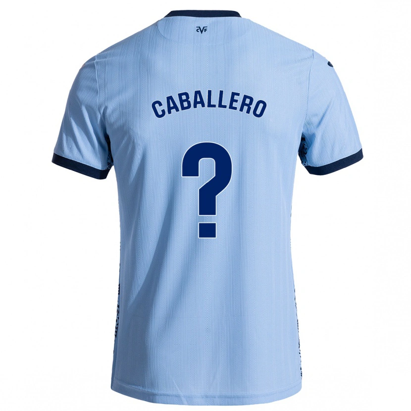 Danxen Kinder Jesús Caballero #0 Himmelblau Auswärtstrikot Trikot 2024/25 T-Shirt Schweiz