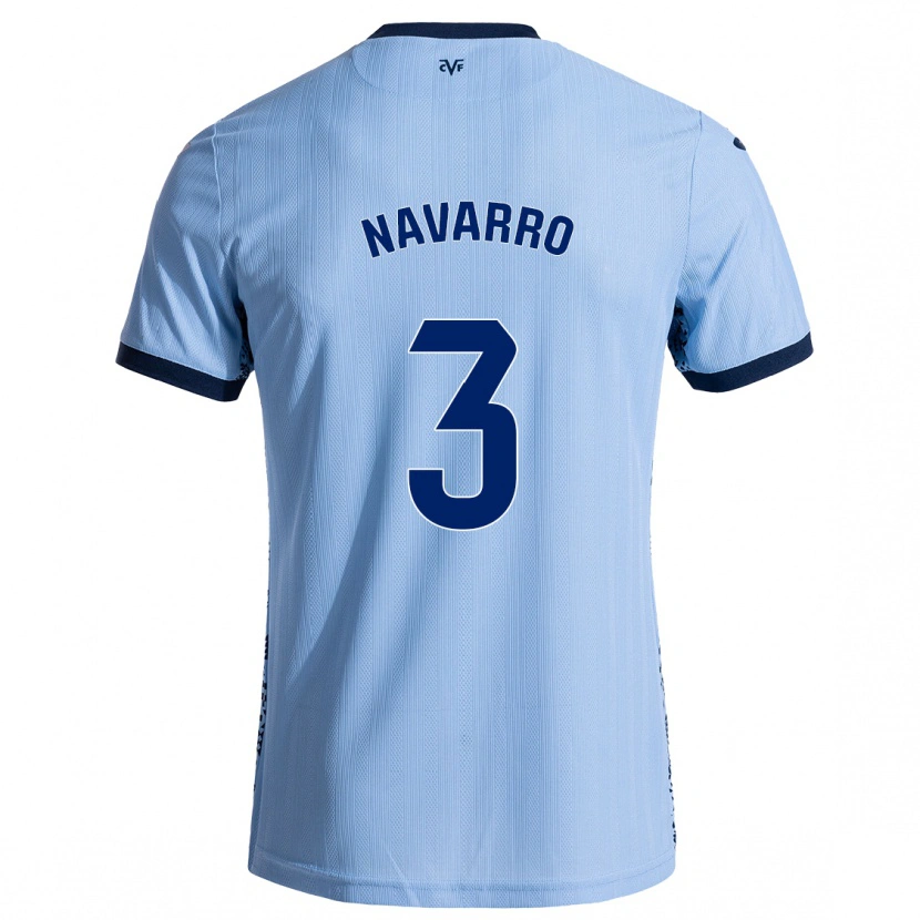 Danxen Kinder Pablo Navarro #3 Himmelblau Auswärtstrikot Trikot 2024/25 T-Shirt Schweiz