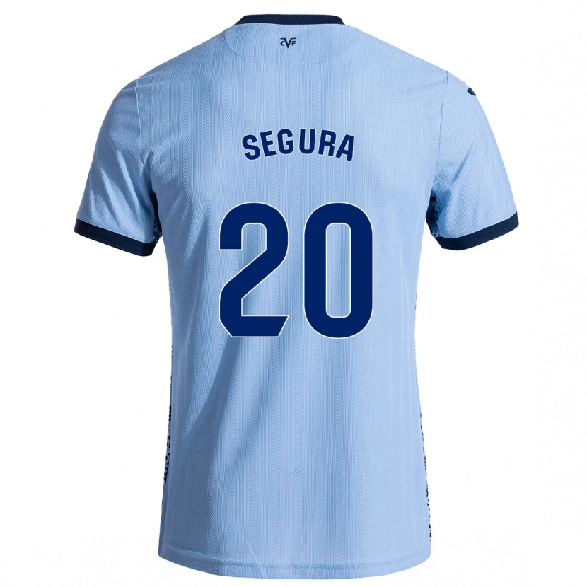 Danxen Kinder Carlos Segura #20 Himmelblau Auswärtstrikot Trikot 2024/25 T-Shirt Schweiz