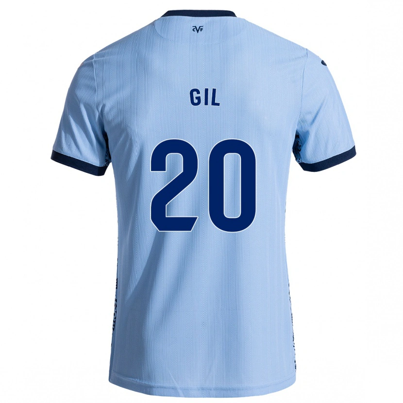 Danxen Kinder Mario Gil #20 Himmelblau Auswärtstrikot Trikot 2024/25 T-Shirt Schweiz