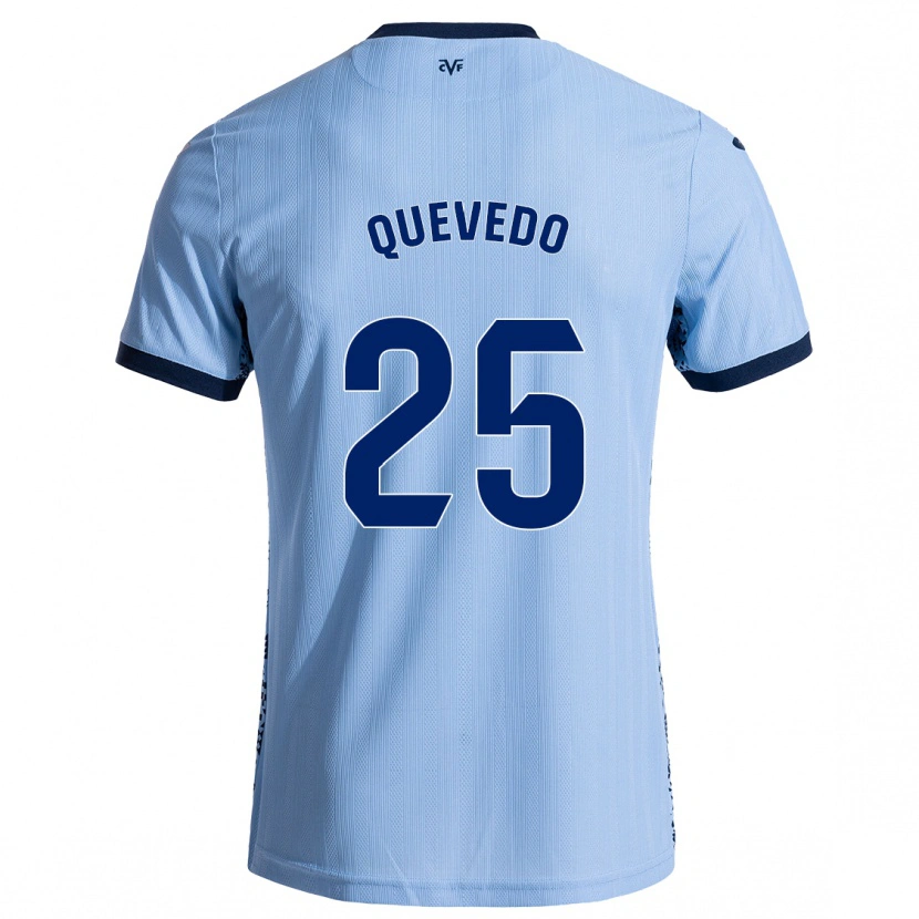 Danxen Kinder Alex Quevedo #25 Himmelblau Auswärtstrikot Trikot 2024/25 T-Shirt Schweiz