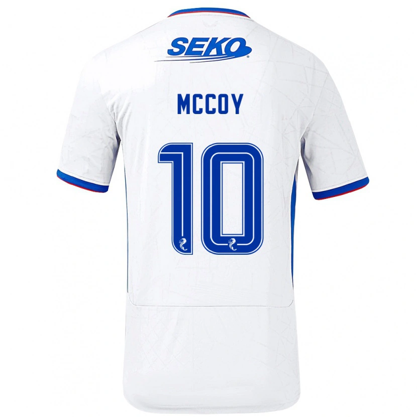 Danxen Kinder Kayla Mccoy #10 Weiß Blau Auswärtstrikot Trikot 2024/25 T-Shirt Schweiz