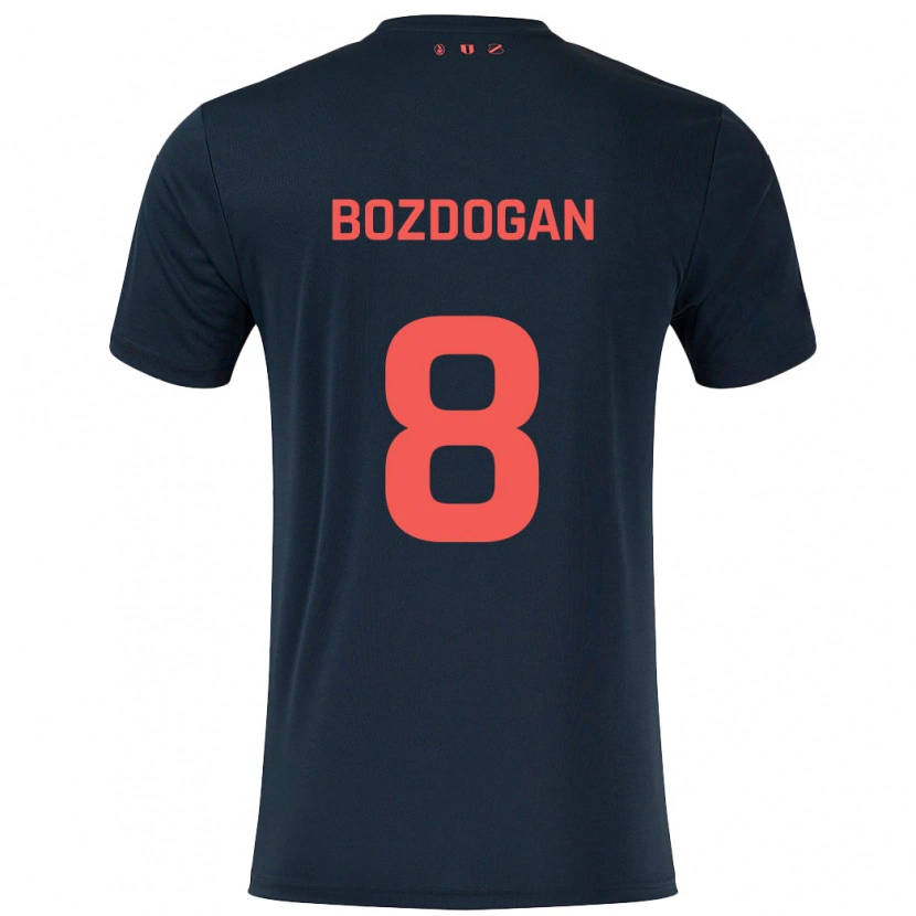 Danxen Kinder Can Bozdogan #8 Schwarz Rot Auswärtstrikot Trikot 2024/25 T-Shirt Schweiz