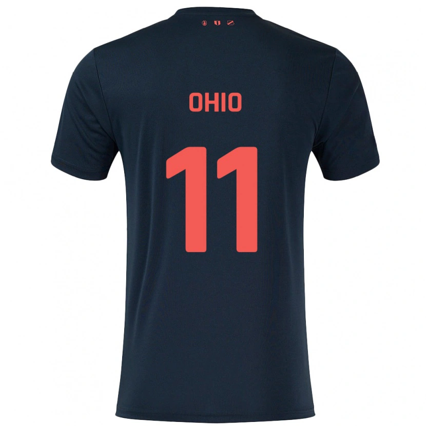 Danxen Kinder Noah Ohio #11 Schwarz Rot Auswärtstrikot Trikot 2024/25 T-Shirt Schweiz