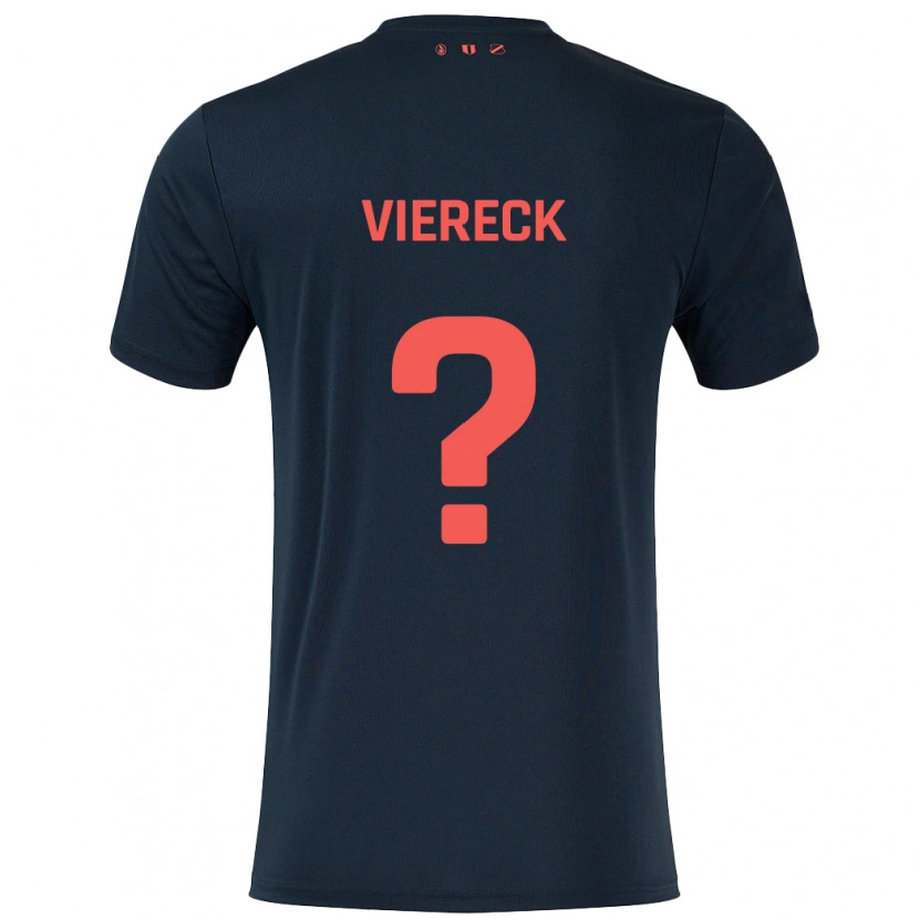 Danxen Kinder Neal Viereck #0 Schwarz Rot Auswärtstrikot Trikot 2024/25 T-Shirt Schweiz