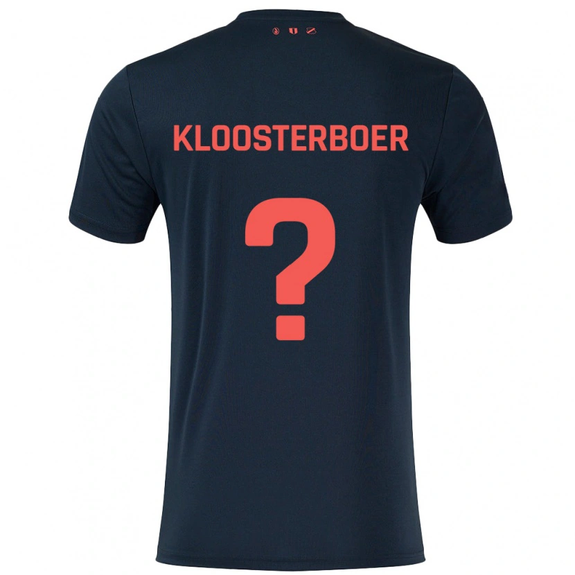 Danxen Kinder Per Kloosterboer #0 Schwarz Rot Auswärtstrikot Trikot 2024/25 T-Shirt Schweiz