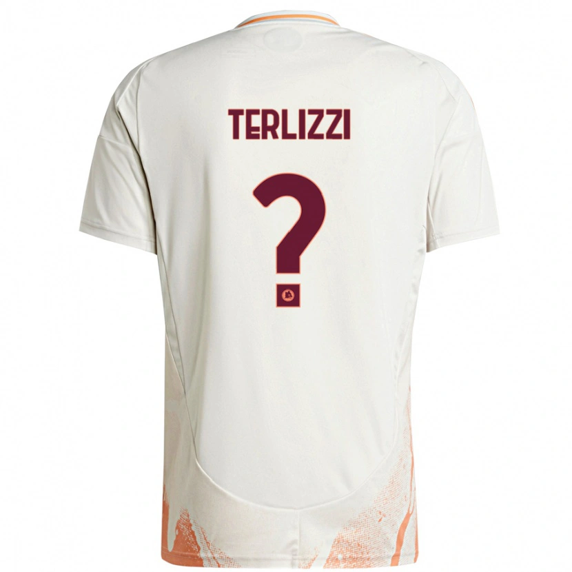 Danxen Kinder Federico Terlizzi #0 Cremeweiß Orange Auswärtstrikot Trikot 2024/25 T-Shirt Schweiz