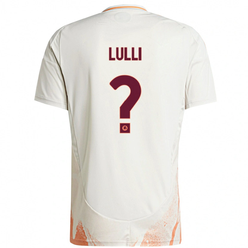 Danxen Kinder Emanuele Lulli #0 Cremeweiß Orange Auswärtstrikot Trikot 2024/25 T-Shirt Schweiz