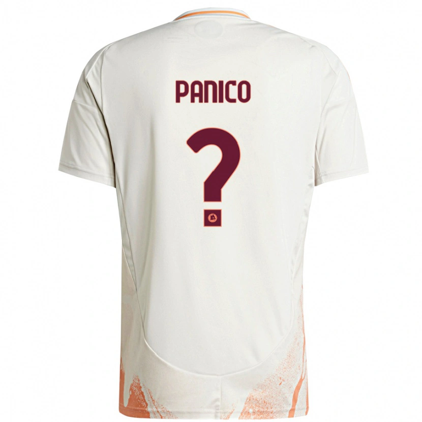 Danxen Kinder Francesco Panico #0 Cremeweiß Orange Auswärtstrikot Trikot 2024/25 T-Shirt Schweiz