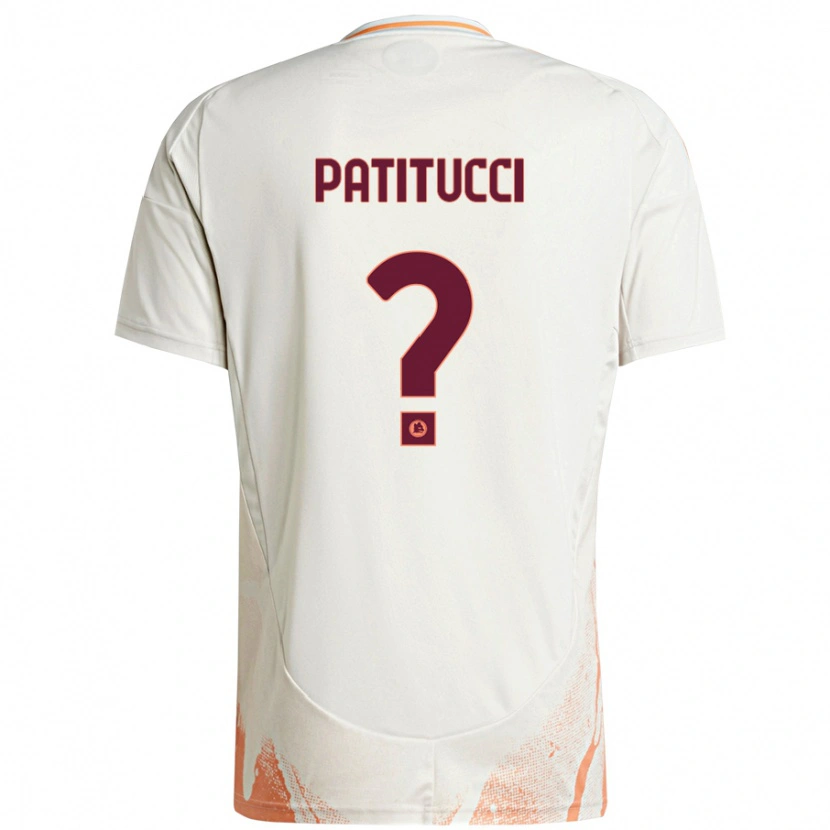 Danxen Kinder Christian Patitucci #0 Cremeweiß Orange Auswärtstrikot Trikot 2024/25 T-Shirt Schweiz