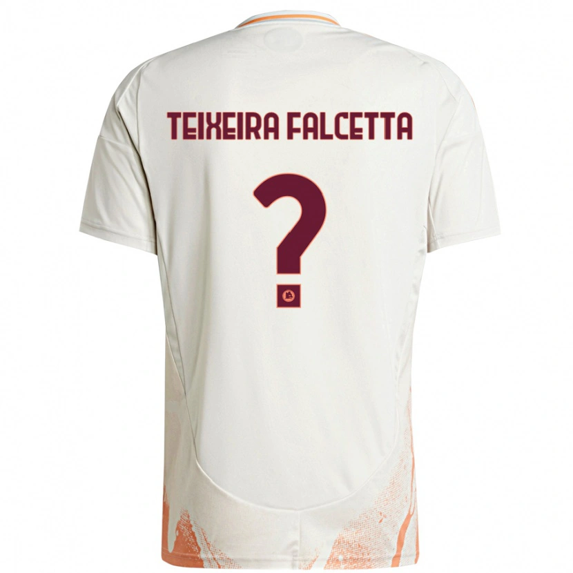 Danxen Kinder Pietro Teixeira Falcetta #0 Cremeweiß Orange Auswärtstrikot Trikot 2024/25 T-Shirt Schweiz