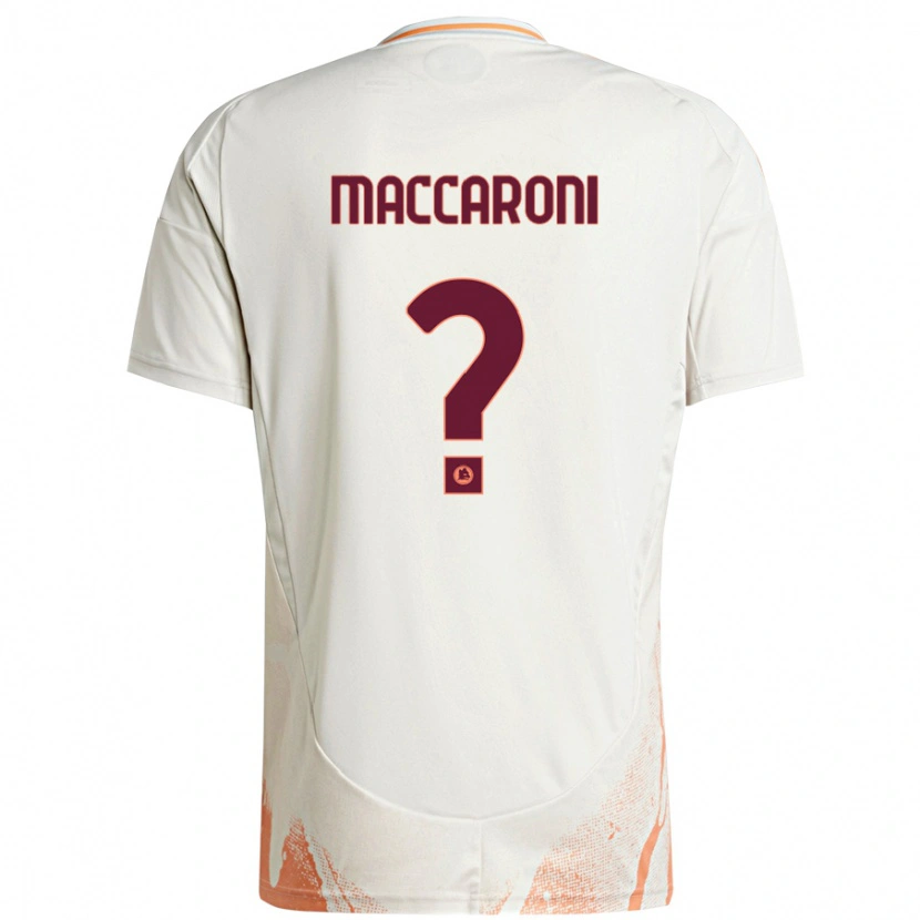 Danxen Kinder Valerio Maccaroni #0 Cremeweiß Orange Auswärtstrikot Trikot 2024/25 T-Shirt Schweiz