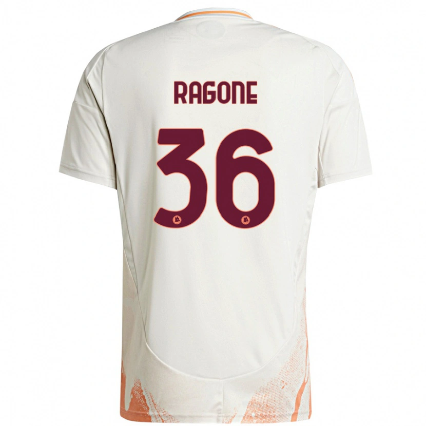 Danxen Kinder Diego Ragone #36 Cremeweiß Orange Auswärtstrikot Trikot 2024/25 T-Shirt Schweiz