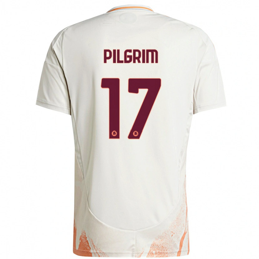 Danxen Kinder Alayah Pilgrim #17 Cremeweiß Orange Auswärtstrikot Trikot 2024/25 T-Shirt Schweiz