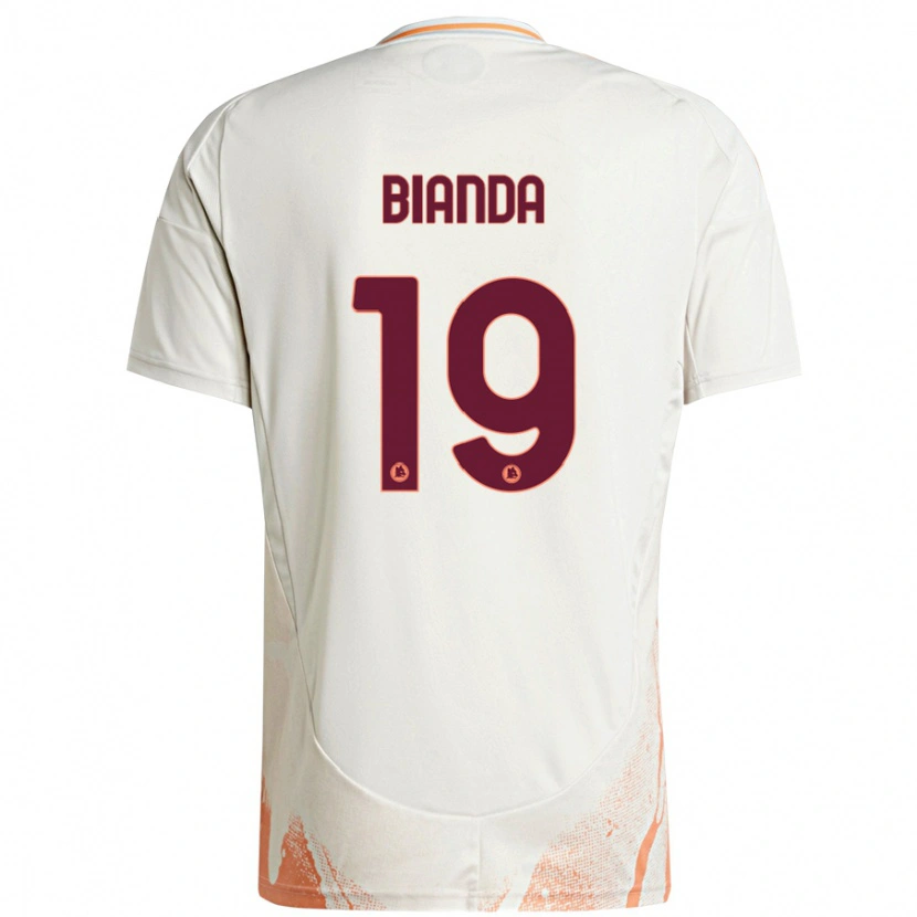 Danxen Kinder William Bianda #19 Cremeweiß Orange Auswärtstrikot Trikot 2024/25 T-Shirt Schweiz