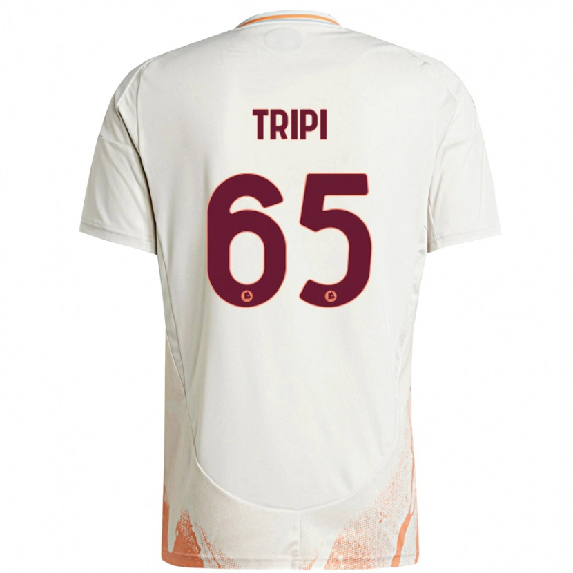 Danxen Kinder Filippo Tripi #65 Cremeweiß Orange Auswärtstrikot Trikot 2024/25 T-Shirt Schweiz