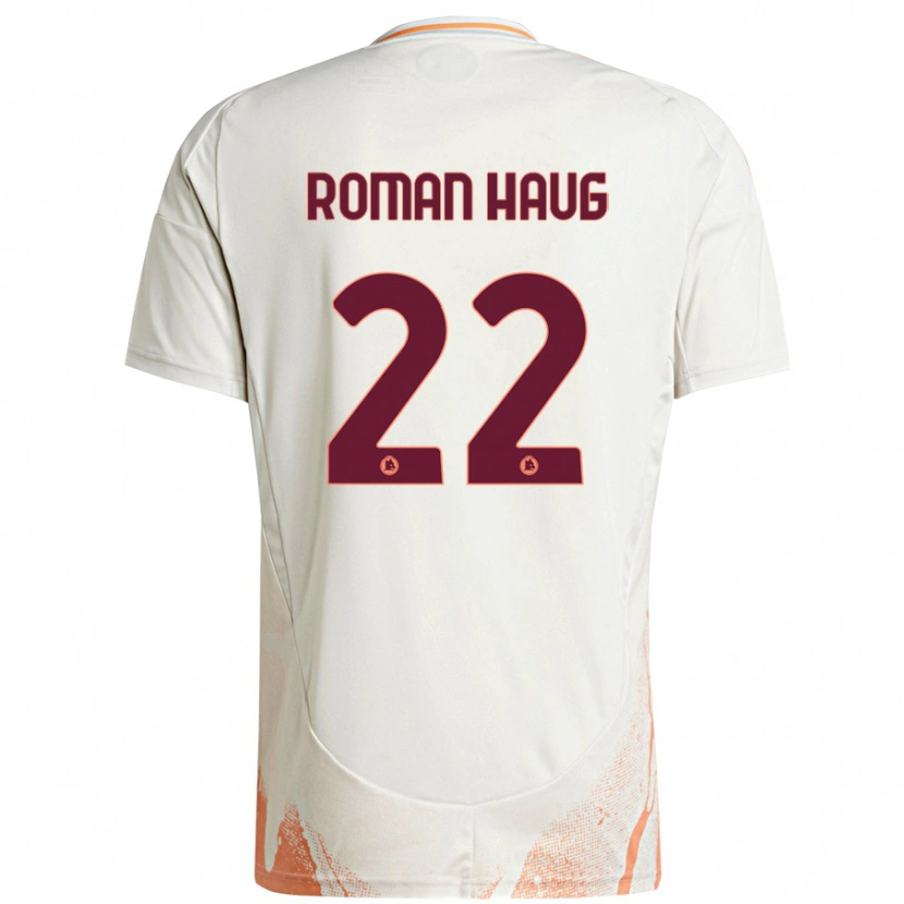 Danxen Kinder Sophie Roman Haug #22 Cremeweiß Orange Auswärtstrikot Trikot 2024/25 T-Shirt Schweiz