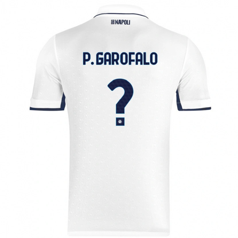 Danxen Kinder Pasquale Garofalo #0 Weiß Königsblau Auswärtstrikot Trikot 2024/25 T-Shirt Schweiz