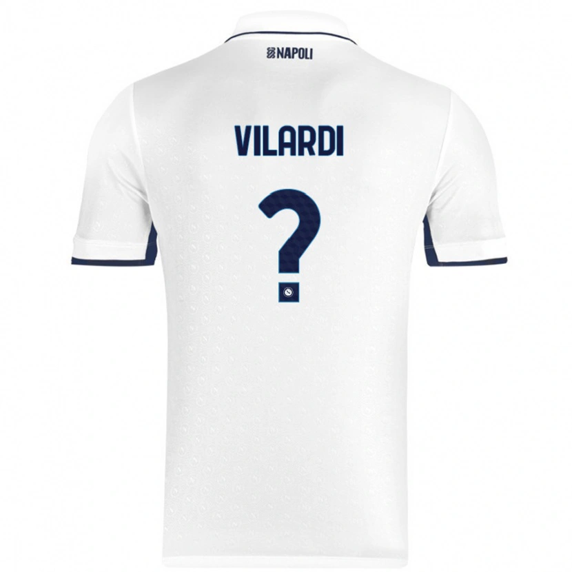 Danxen Kinder Mario Vilardi #0 Weiß Königsblau Auswärtstrikot Trikot 2024/25 T-Shirt Schweiz