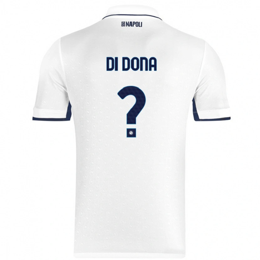 Danxen Kinder Domenico Di Dona #0 Weiß Königsblau Auswärtstrikot Trikot 2024/25 T-Shirt Schweiz