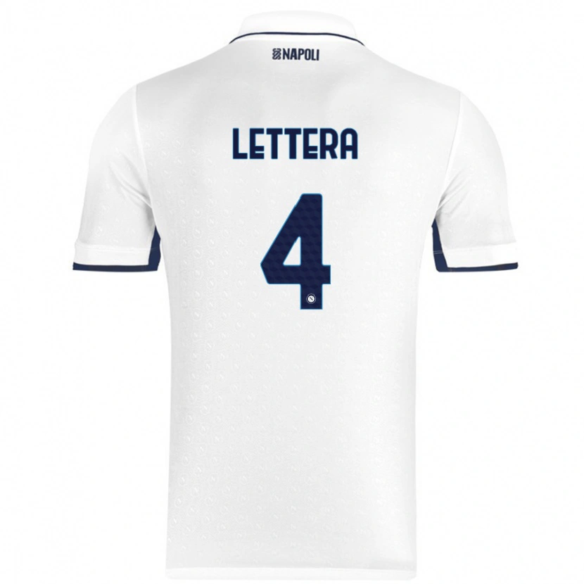 Danxen Kinder Alessio Lettera #4 Weiß Königsblau Auswärtstrikot Trikot 2024/25 T-Shirt Schweiz