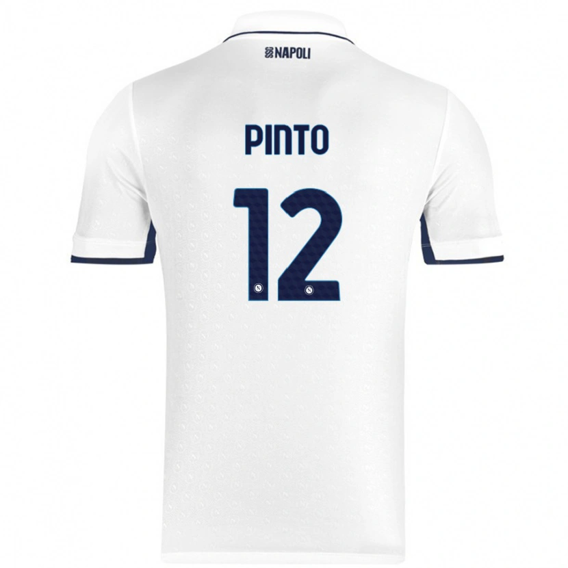 Danxen Kinder Ciro Pinto #12 Weiß Königsblau Auswärtstrikot Trikot 2024/25 T-Shirt Schweiz