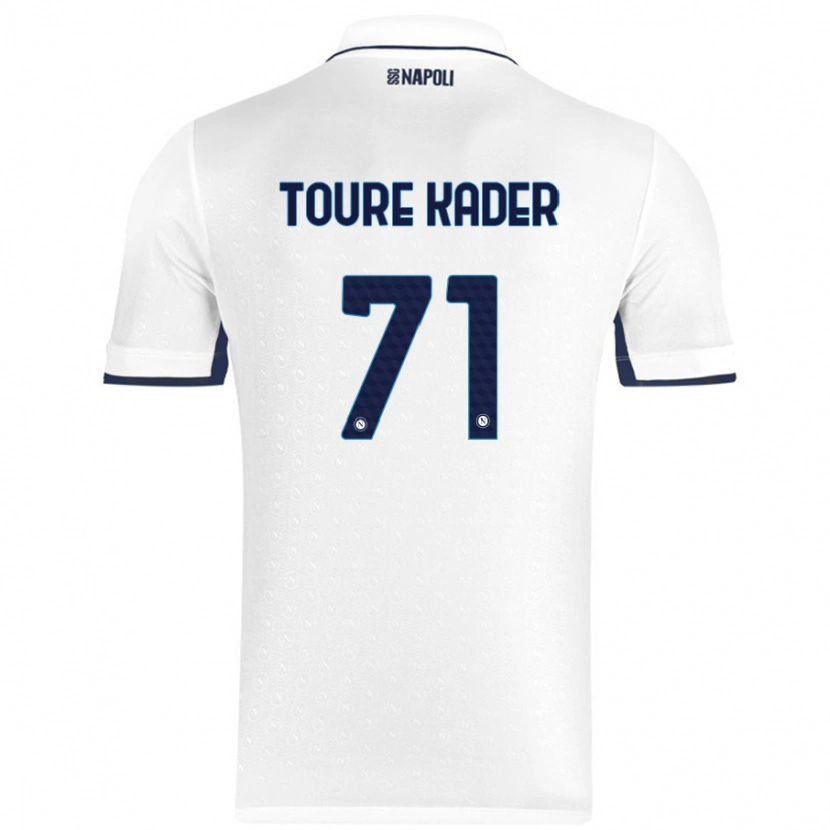 Danxen Kinder Aziz Toure Kader #71 Weiß Königsblau Auswärtstrikot Trikot 2024/25 T-Shirt Schweiz