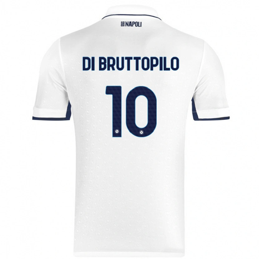 Danxen Kinder Giuseppe Ambrosino Di Bruttopilo #10 Weiß Königsblau Auswärtstrikot Trikot 2024/25 T-Shirt Schweiz