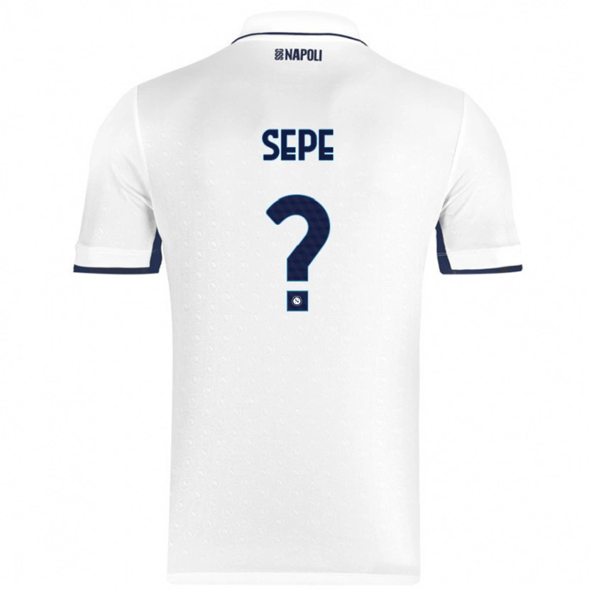 Danxen Kinder Mauro Sepe #0 Weiß Königsblau Auswärtstrikot Trikot 2024/25 T-Shirt Schweiz