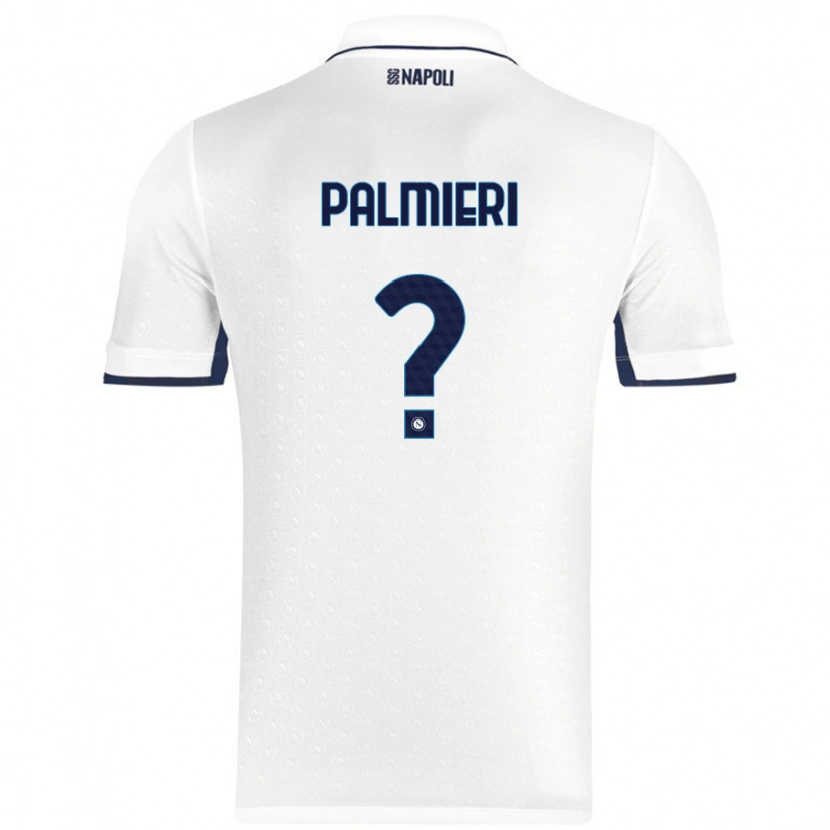 Danxen Kinder Ciro Palmieri #0 Weiß Königsblau Auswärtstrikot Trikot 2024/25 T-Shirt Schweiz