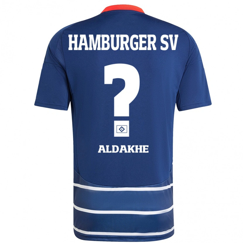 Danxen Kinder Ather Aldakhe #0 Dunkelblau Auswärtstrikot Trikot 2024/25 T-Shirt Schweiz