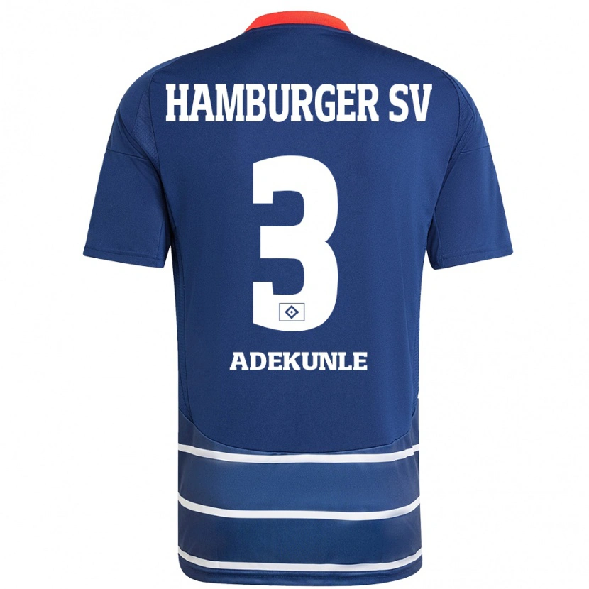 Danxen Kinder Noah Adekunle #3 Dunkelblau Auswärtstrikot Trikot 2024/25 T-Shirt Schweiz