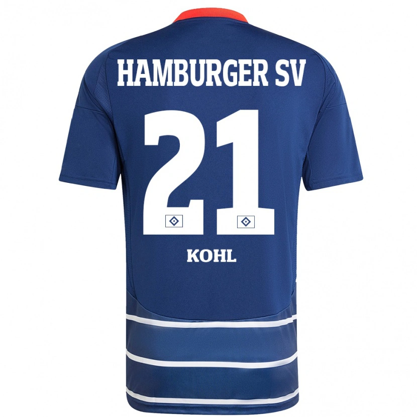 Danxen Kinder Ohene Köhl #21 Dunkelblau Auswärtstrikot Trikot 2024/25 T-Shirt Schweiz