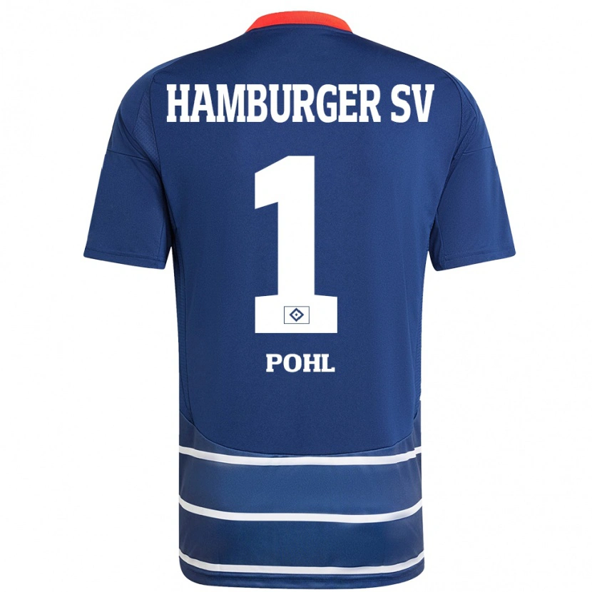 Danxen Kinder Christina Pohl #1 Dunkelblau Auswärtstrikot Trikot 2024/25 T-Shirt Schweiz