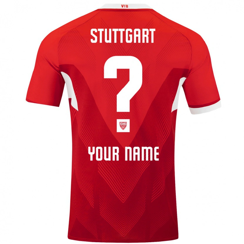 Danxen Kinder Ihren Namen #0 Rot Weiß Auswärtstrikot Trikot 2024/25 T-Shirt Schweiz