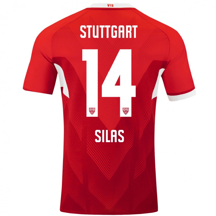 Danxen Kinder Silas #14 Rot Weiß Auswärtstrikot Trikot 2024/25 T-Shirt Schweiz