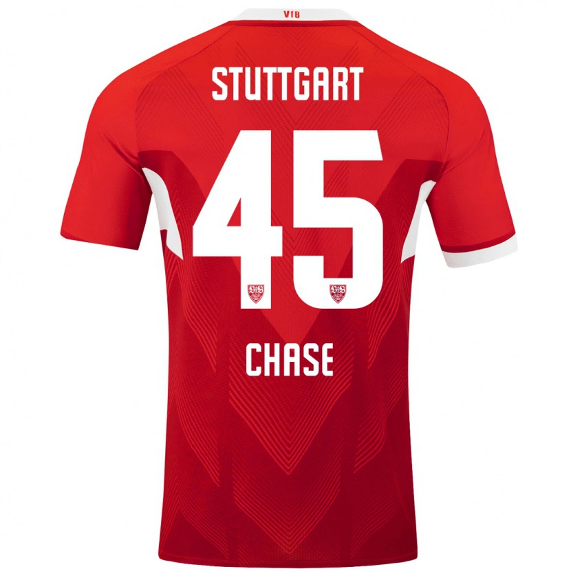 Danxen Kinder Anrie Chase #45 Rot Weiß Auswärtstrikot Trikot 2024/25 T-Shirt Schweiz