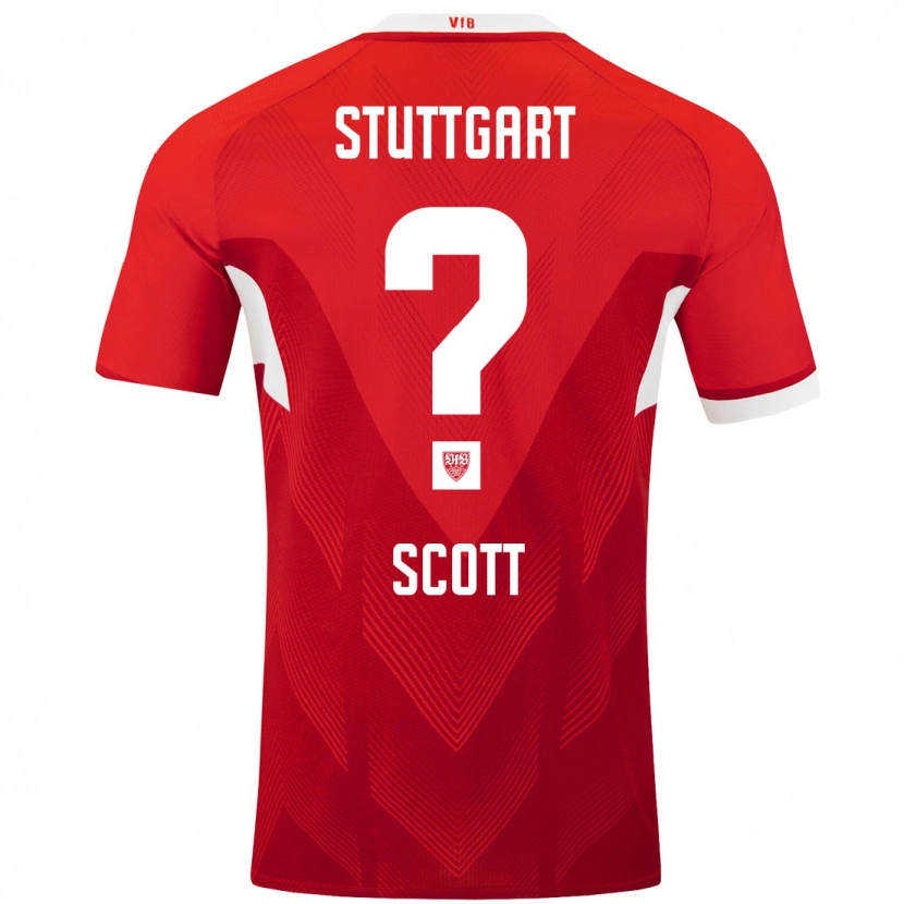 Danxen Kinder Elijah Scott #0 Rot Weiß Auswärtstrikot Trikot 2024/25 T-Shirt Schweiz