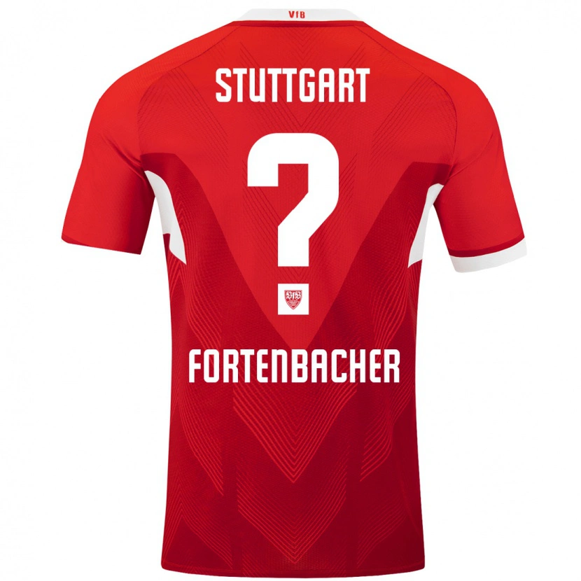 Danxen Kinder Jannik Fortenbacher #0 Rot Weiß Auswärtstrikot Trikot 2024/25 T-Shirt Schweiz