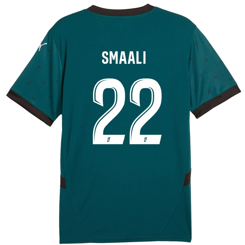 Danxen Kinder Emma Smaali #22 Dunkelgrün Auswärtstrikot Trikot 2024/25 T-Shirt Schweiz