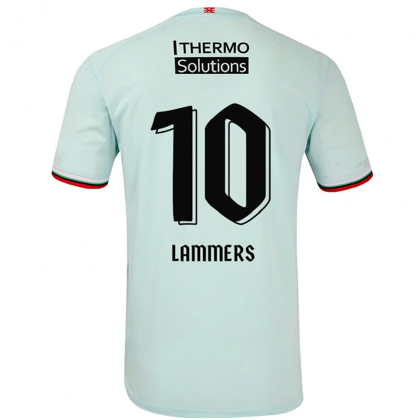 Danxen Kinder Sam Lammers #10 Hellgrün Auswärtstrikot Trikot 2024/25 T-Shirt Schweiz