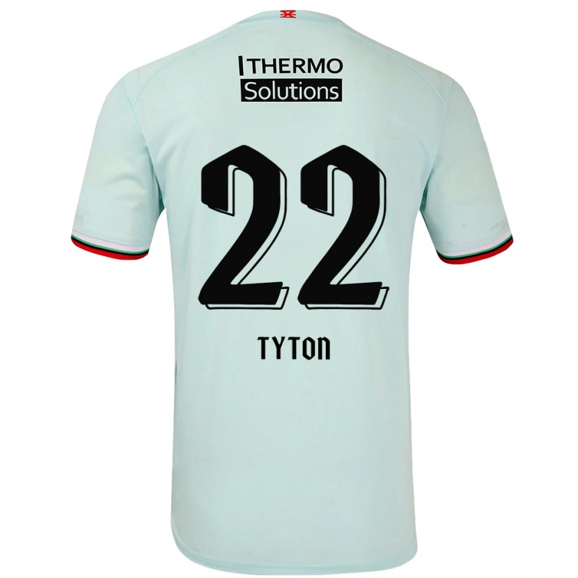 Danxen Kinder Przemyslaw Tyton #22 Hellgrün Auswärtstrikot Trikot 2024/25 T-Shirt Schweiz