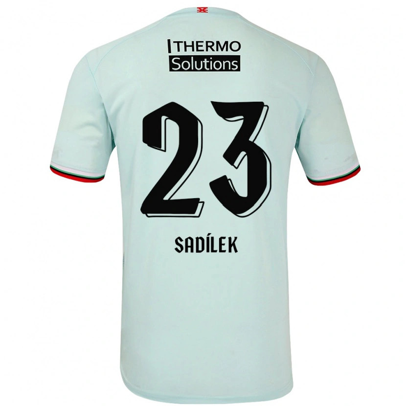 Danxen Kinder Michal Sadílek #23 Hellgrün Auswärtstrikot Trikot 2024/25 T-Shirt Schweiz