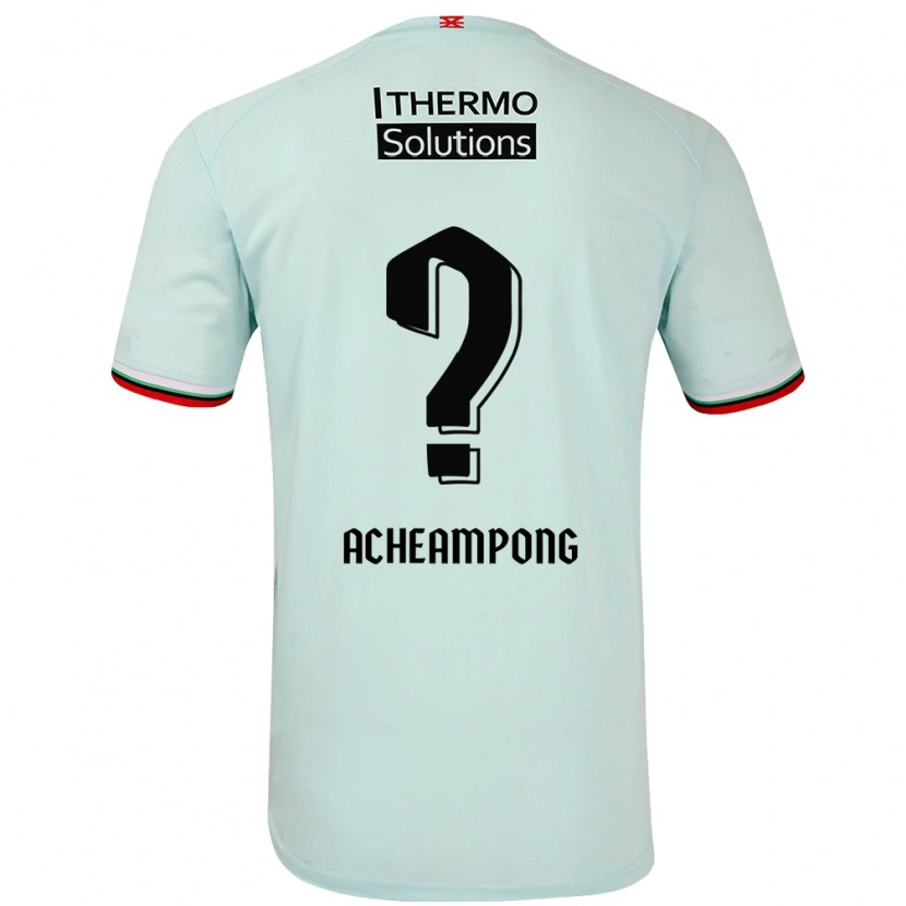 Danxen Kinder Sage Acheampong #0 Hellgrün Auswärtstrikot Trikot 2024/25 T-Shirt Schweiz