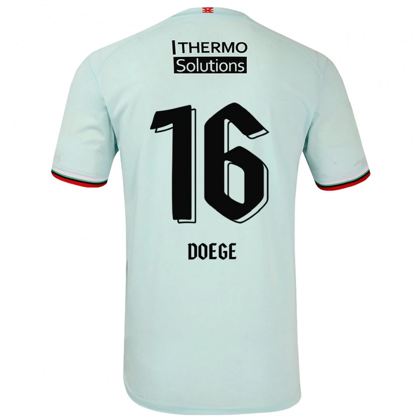 Danxen Kinder Leonie Doege #16 Hellgrün Auswärtstrikot Trikot 2024/25 T-Shirt Schweiz