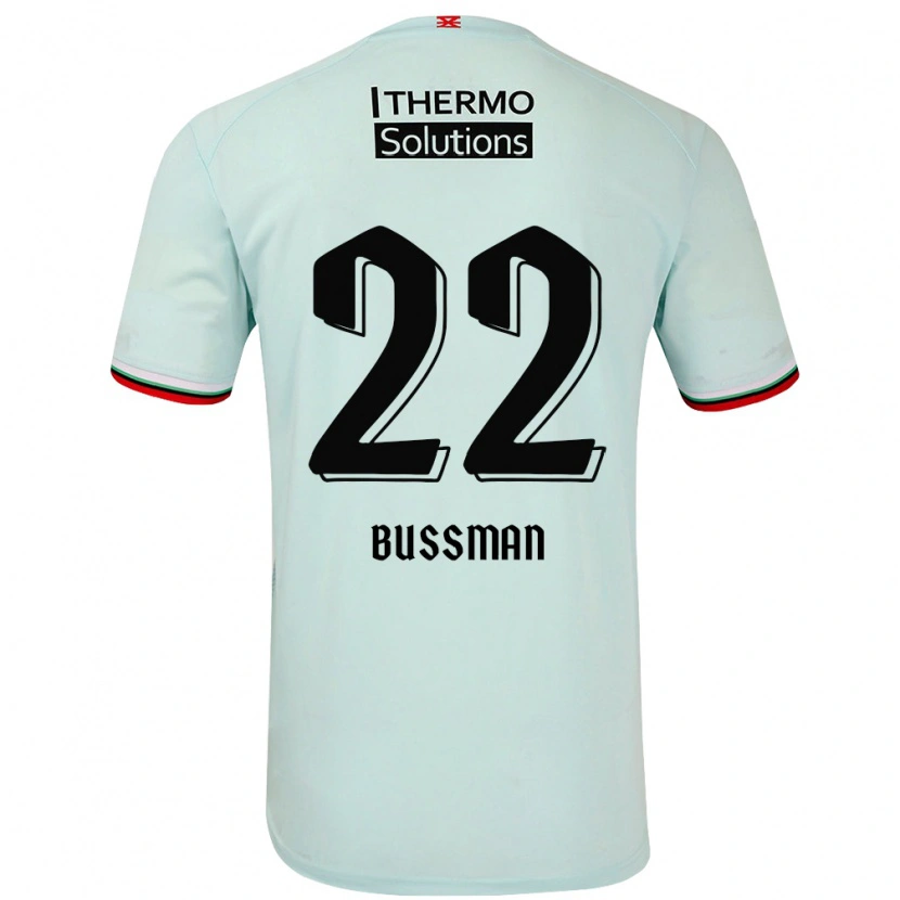 Danxen Kinder Fiene Bussman #22 Hellgrün Auswärtstrikot Trikot 2024/25 T-Shirt Schweiz